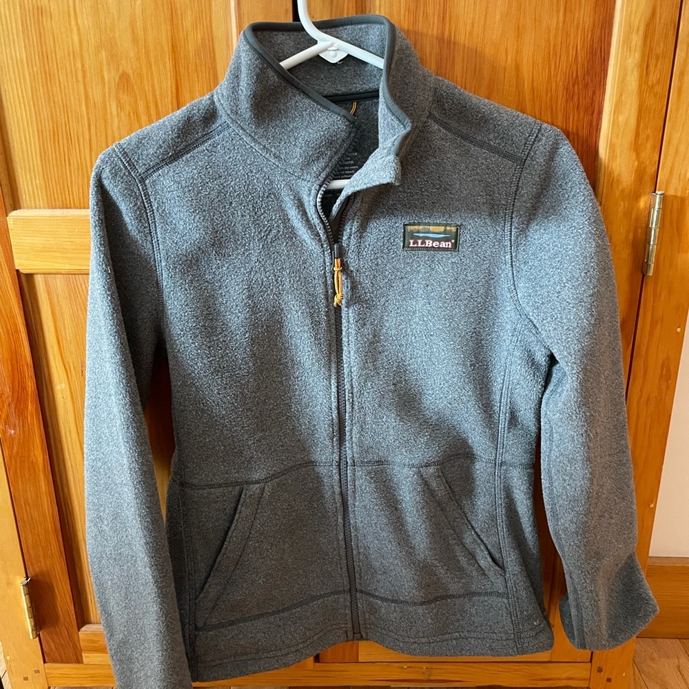 LL Bean fleece jacket.